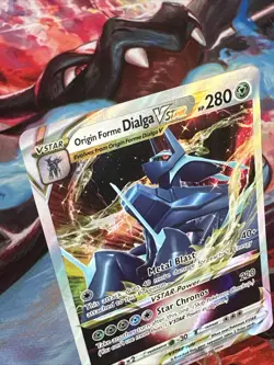 Pokemon TCG Origin Forme Dialga Vstar SWSH256 Promo Card - Image 2