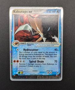 Kabutops ex 97/100 Sandstorm Holo Rare Pokemon TCG English Card eReader - Image 1
