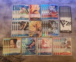 One Piece | Portgas.D.Ace | OP13-002 | 40 Card DECK CORE | *SEE DISCRIPTION* - Image 1