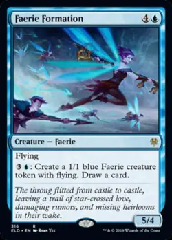 Faerie Formation - Light Play MTG Throne of Eldraine - Image 1