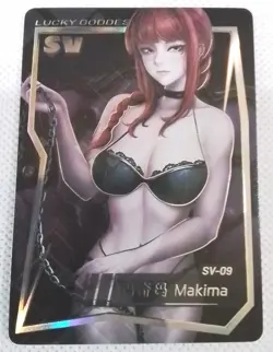 Goddess Story Waifu Card Lucky Goddess 2 Makima SV-09 Chainsaw Man - Image 1