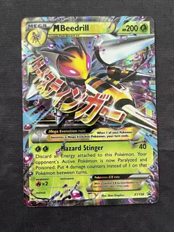 M Beedrill EX XY158 XY Promos Holo Pokemon Card - Image 1