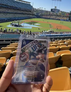 Bandai Monkey D. Luffy Promo Foil EB02-010 One Piece Card Game dodgers game set - Image 2