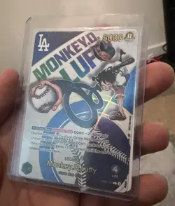 Bandai Monkey D. Luffy Promo Foil EB02-010 One Piece Card Game dodgers game set - Image 3