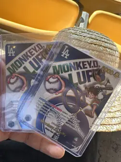 Bandai Monkey D. Luffy Promo Foil EB02-010 One Piece Card Game dodgers game set - Image 4