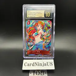 CGC PRISTINE 10 Nami C ST01-007 PROMO THE BEST Storage Box Set One Piece Card - Image 1