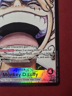 Monkey D. Luffy (Alt Art) OP09-061 L Emperors in the New World - ONE PIECE Card - Image 4