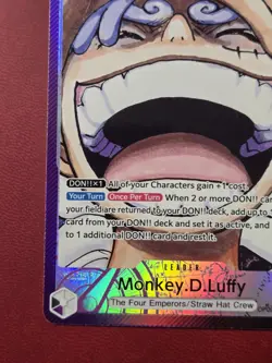 Monkey D. Luffy (Alt Art) OP09-061 L Emperors in the New World - ONE PIECE Card - Image 5