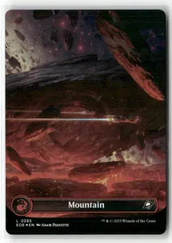 Mountain (0265) (Borderless) Edge of Eternities Foil NM - Image 1