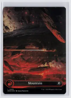 Mountain Borderless Foil L0265 Edge of Eternities MTG EOE NM - Image 1
