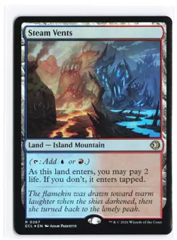 Steam Vents Lorwyn Eclipsed Foil Near Mint - Image 1