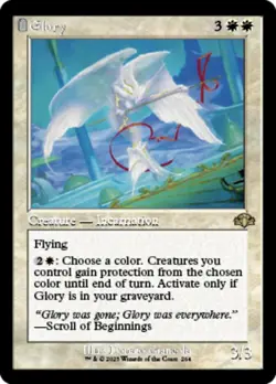 FOIL Glory - Retro Frame - Dominaria Remastered - DMR MTG - Image 1