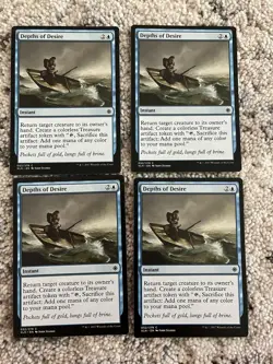 Mtg Depths of Desire Ixalan #52 Regular Common NM x4 - Image 1