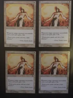 Magic The Gathering MTG - Tempest - Warmth x4 - Image 1