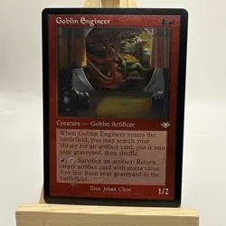1x Goblin Engineer Retro Frame Foil Etched NM - MH2 - Image 1