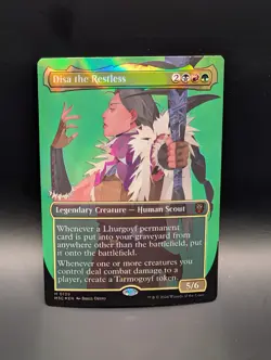 MTG - Disa the Restless - BORDERLESS RIPPLE FOIL - M3C #139 - Mythic - Image 1