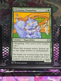 Chomping Changeling Lorwyn Eclipsed Regular 0172 MTG NM - Image 1