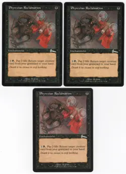 Phyrexian Reclamation x3 3x 1999 Urza's Legacy Black Unc. Enchantment MTG LP AZ1 - Image 1