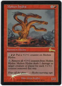 Molten Hydra 1999 Urza's Legacy FOIL Red Rare Creature MTG NM AZ3 - Image 1