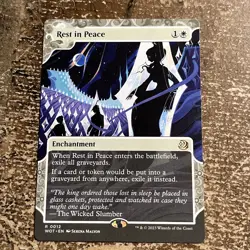 Rest in Peace ( showcase ) Wilds of Eldraine: Enchanting Tales - MTG 0012 - Image 1
