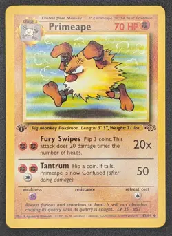 Primeape - 1st Edition - 43/64 Jungle - NM - Pokemon TCG - Image 3