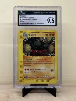 Golem Expedition Holo 014/165 CGC Graded 9.5 Pokemon English 2002 - Image 1