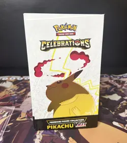 Pokemon TCG Celebrations Pikachu VMAX Premium Figure Collection Box New SEALED! - Image 2