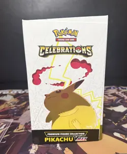 Pokemon TCG Celebrations Pikachu VMAX Premium Figure Collection Box New SEALED! - Image 5