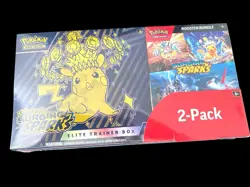 NEW SEALED Pokemon Surging Sparks ETB + Booster Bundle Costco 2 Pack - Image 1