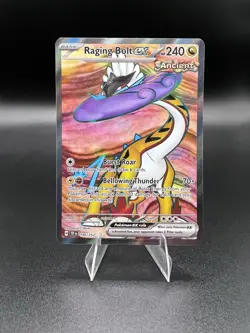 Pokemon TCG Raging Bolt EX Scarlet & Violet Temporal Forces NM - Image 1