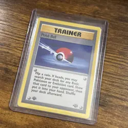 Poke Ball 64/64 Jungle Regular 1st Edition TRAINER Pokemon TCG LP/NMUUU - Image 3