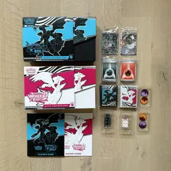 *EMPTY* Pokemon TCG Black Bolt & White Flare ETB Boxes WITH Promos NO Packs - Image 1