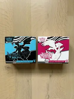 *EMPTY* Pokemon TCG Black Bolt & White Flare ETB Boxes WITH Promos NO Packs - Image 4