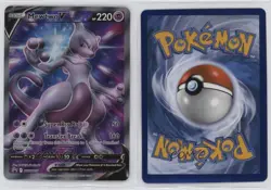 Mewtwo V Pokemon Sword & Shield Black Star Promo #SWSH229 - Image 3