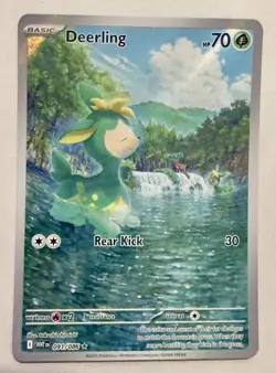 Pokemon TCG Deerling 091/086 NM Holo Full Art White Flare - Image 1