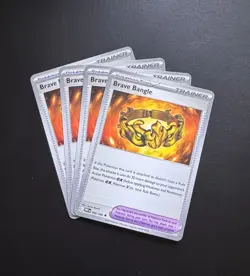 4x Brave Bangle 080/086 Pokemon TCG White Flare - NM Playset - Image 1