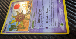 Solrock 47/107 Deoxys Reverse Holo Pokemon TCG Vintage 2005 Stamped MP - Image 4