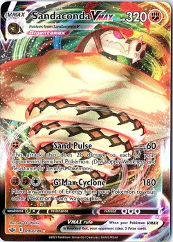 Sandaconda VMAX Ultra Rare SWSH06: Chilling Reign 090/198 LP Pokemon - Image 1