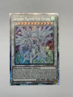 Yugioh Shooting Majestic Star Dragon DAMA-EN039 Starlight Rare 1st Edition NM - Image 1