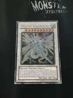 YUGIOH MAJESTIC STAR DRAGON ULTIMATE RARE SOVR-EN040 - Image 1
