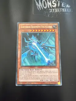 YUGIOH SUBTERROR BEHEMOTH VOLTELLURIC RARE RATE-EN084 1ST EDITION - Image 1