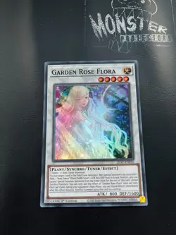 YUGIOH GARDEN ROSE FLORA SUPER RARE LIOV-EN036 1ST EDITION - Image 1