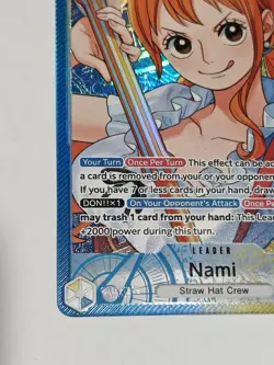 Nami Leader Alt Art OP11-041 A Fist of Divine Speed NM One Piece Tcg - Image 2