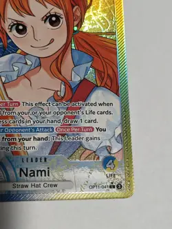 Nami Leader Alt Art OP11-041 A Fist of Divine Speed NM One Piece Tcg - Image 3
