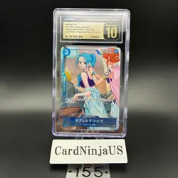 CGC PRISTINE 10 Nefeltari Vivi SR EB02-026 Promotion Pack Ex Vol. 3 ONE PIECE - Image 1