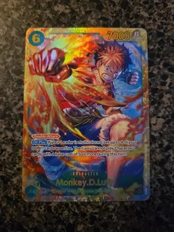 Monkey.D.Luffy OP13-118 SEC One Piece TCG Carrying On His Will Near Mint ENGLISH - Image 1