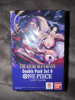 One Piece TCG: Double Pack Set 9 The Azure Sea's Seven SEALED English Brand New - Image 1