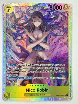 One Piece Heroine’s Edition Extra Booster Nico Robin EB03-055 SR English - Image 1