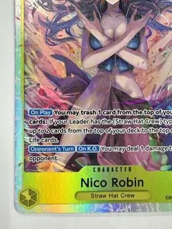 One Piece Heroine’s Edition Extra Booster Nico Robin EB03-055 SR English - Image 2