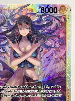 One Piece Heroine’s Edition Extra Booster Nico Robin EB03-055 SR English - Image 3